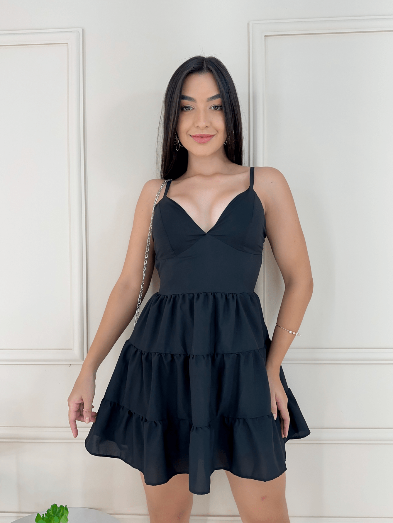Compre 1 leve 2 Vestido Curto Rodadinho Alcinha Regulável Ajustavel Liso Estampado Floral