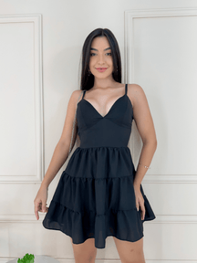 Compre 1 leve 2 Vestido Curto Rodadinho Alcinha Regulável Ajustavel Liso Estampado Floral