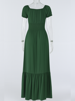 Vestido Longo Manga Bufante